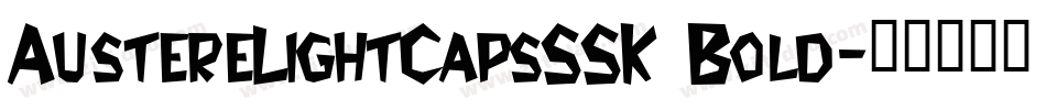 AustereLightCapsSSK Bold字体转换